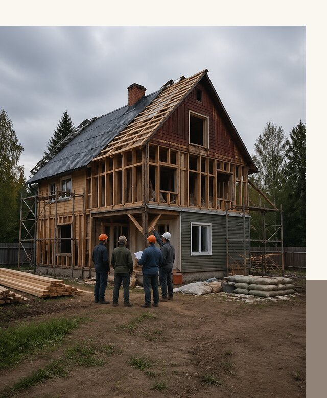 Реконструкция дачного дома в Братске под ключ с проектом